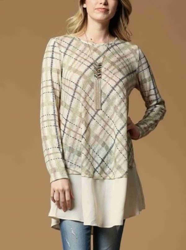 Melissa Long Sleeve Tunic | AeyrApparel.com