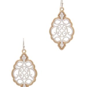 Two Tone Moroccan Earrings | AeyrApparel.com