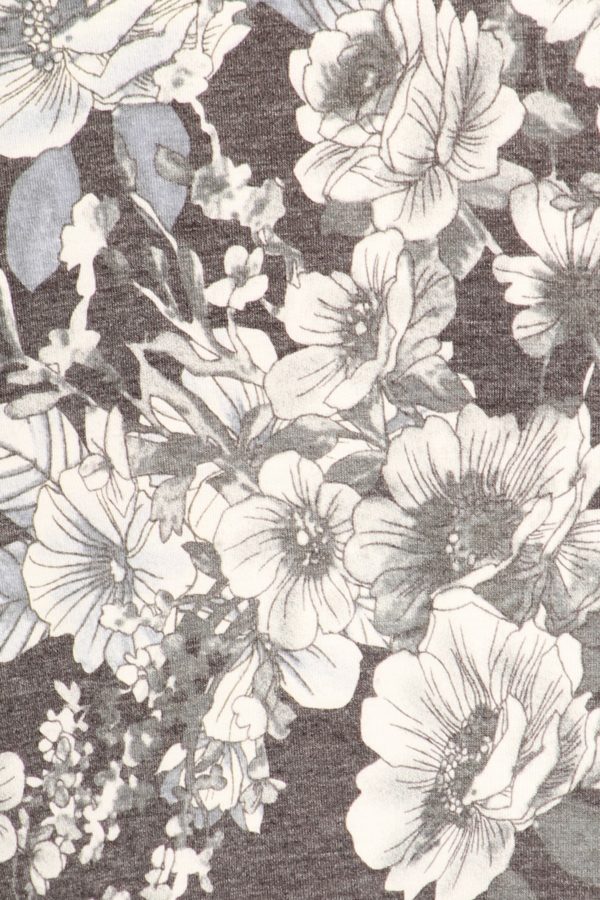 Moira Plus Floral Long Raglan Sleeve Hoodie | AeyrApparel.com