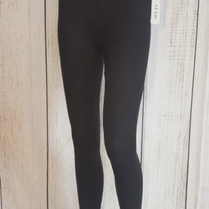 Black Yoga Waist Leggings Regular | AeyrApparel.com